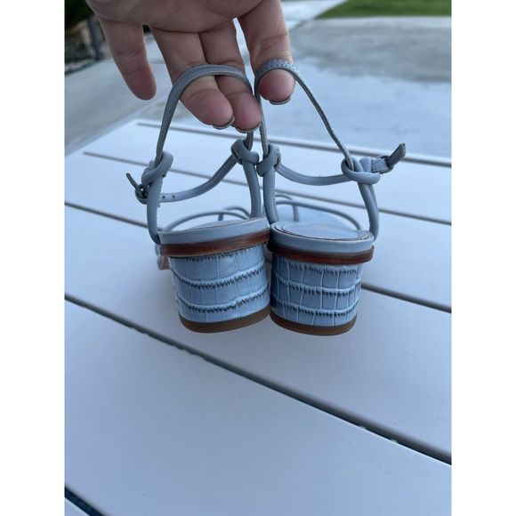 J. McLaughlin Helena Sandal - Size 7.5 - Pale Blue - Picture 10 of 11